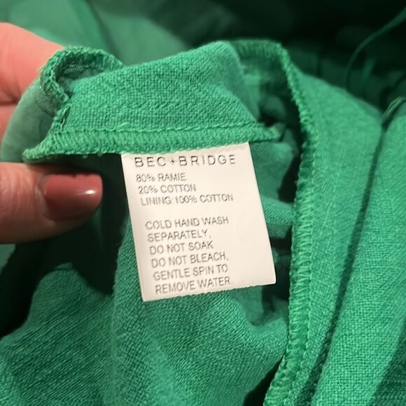 Bec + Bridge NWT Emerald Eyes Pants - 6 ($299) - Picture 10 of 11